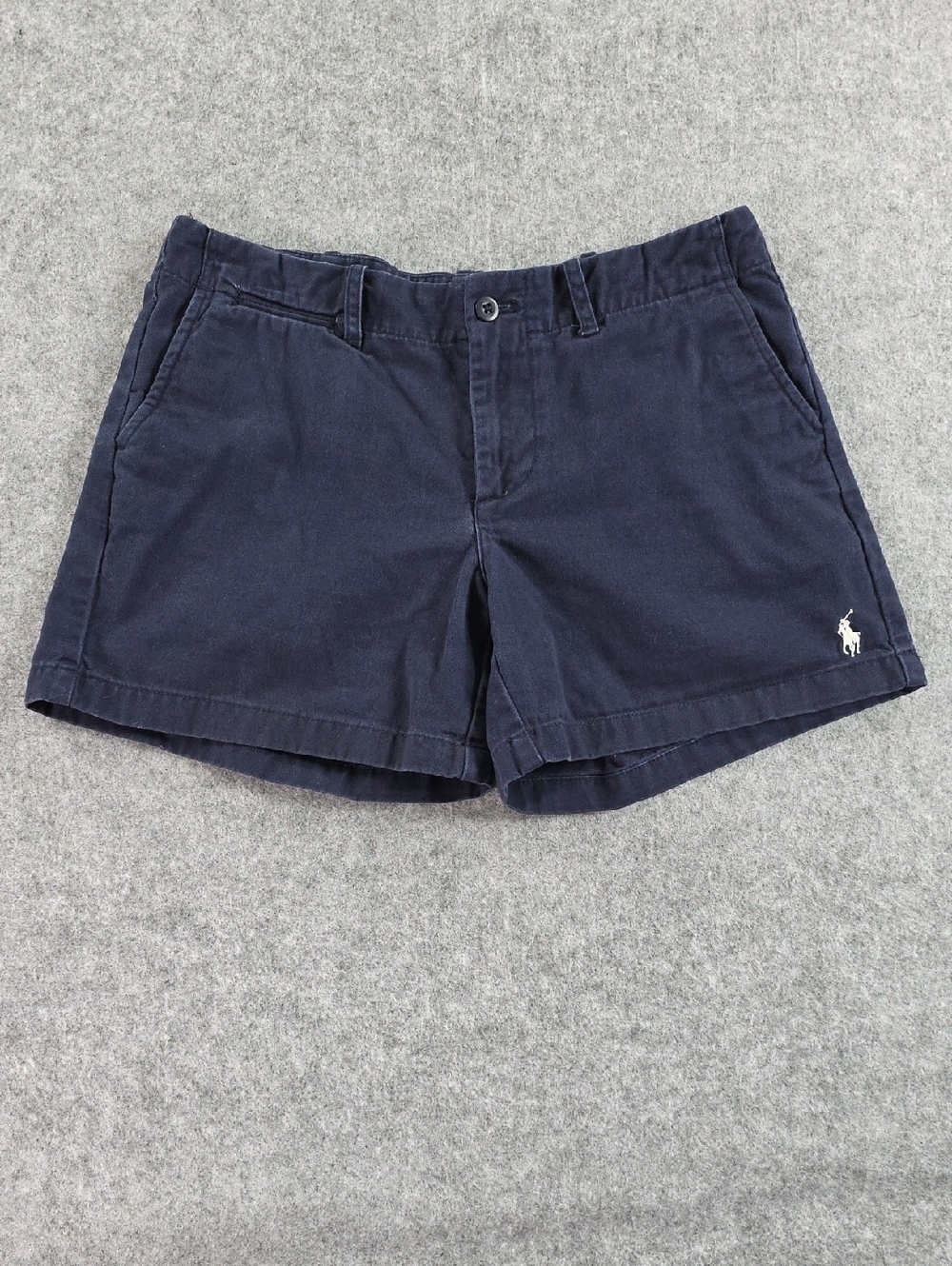 Ralph Lauren Sport Navy Blue Women's Cotton Shorts Size 4